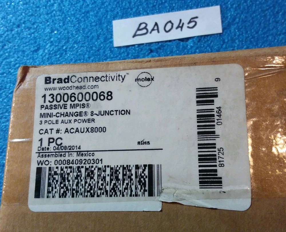 BRAD CONNECTIVITY    130060068     ACAUX8000
