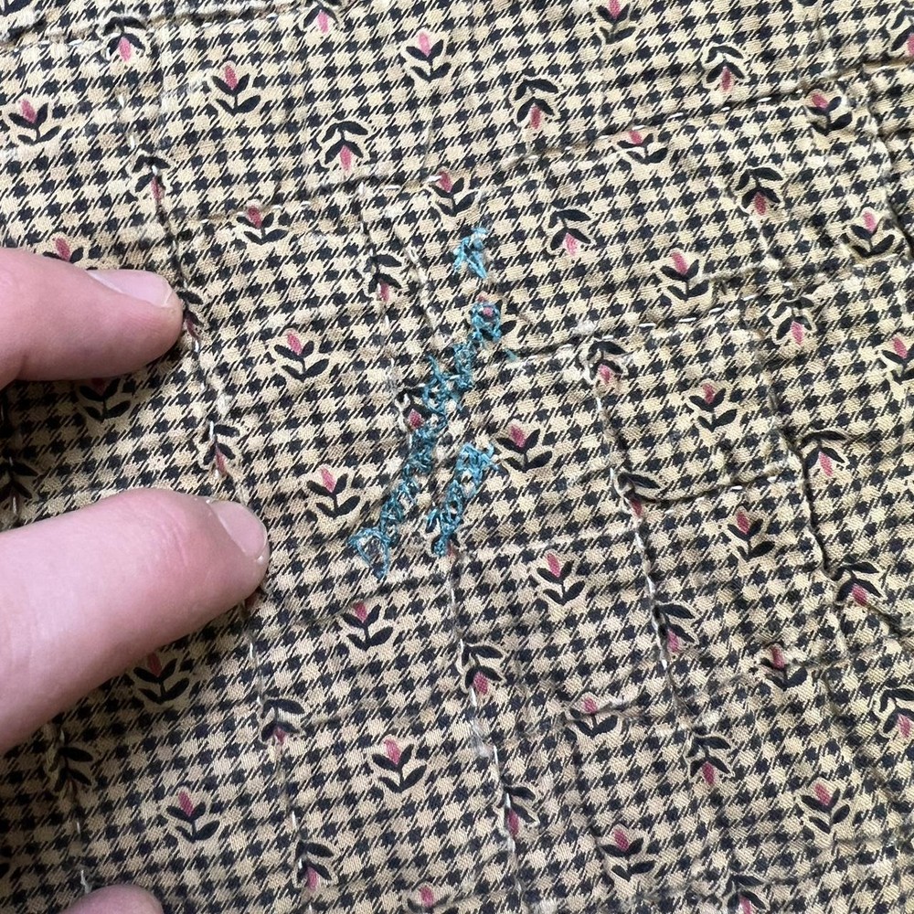 Handcrafted Log Cabin Quilted Blanket - Rustic Charm Patchwork