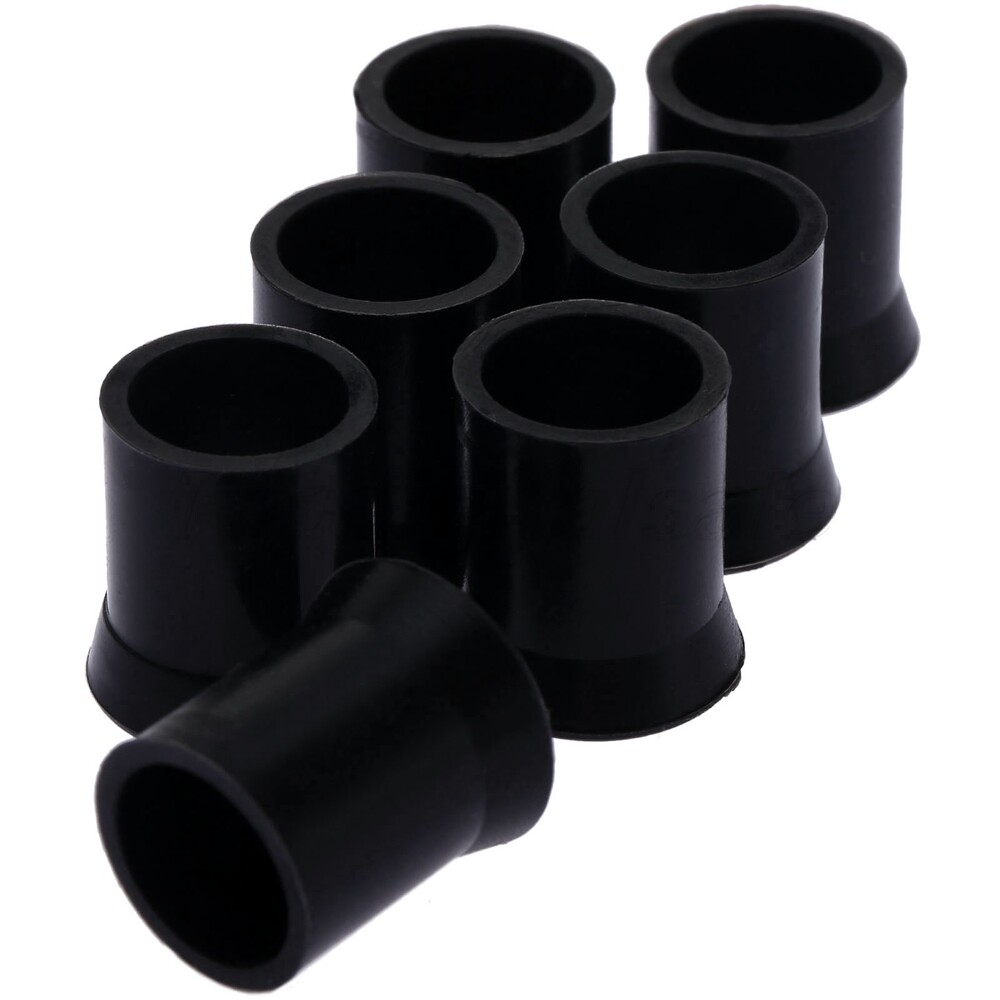 10Pcs Rubber Black Smoking Pipe Tip Grips Pipe Stems Protector Smoking Supply
