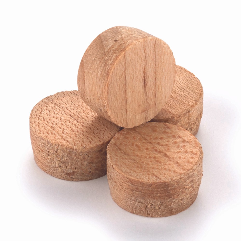 Maple Side Grain Screw Hole Plugs 3/8" 15 pack