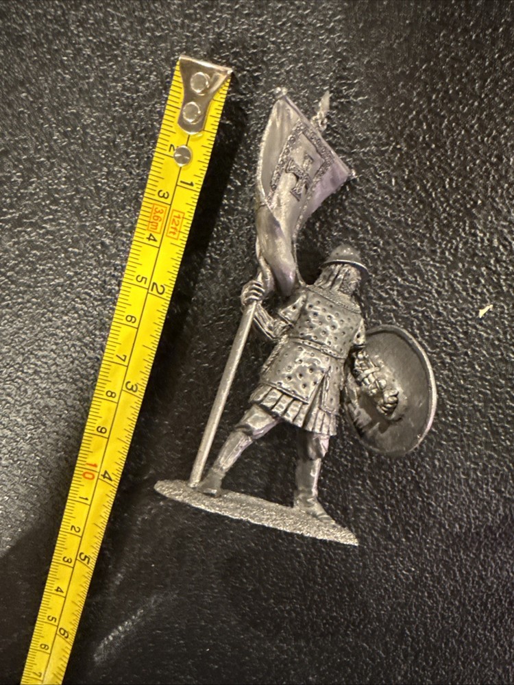 (2) Midevil Metal Statues/Action Figures