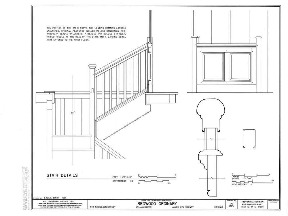 Colonial Williamsburg Timber Framed Cottage - Printed Architectural Plans