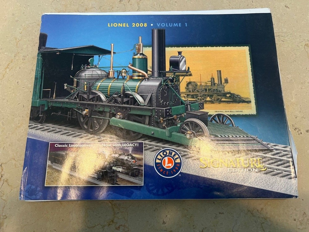 Lionel 2008 Train Catalog Volume 1 Model Railroading Good Condition