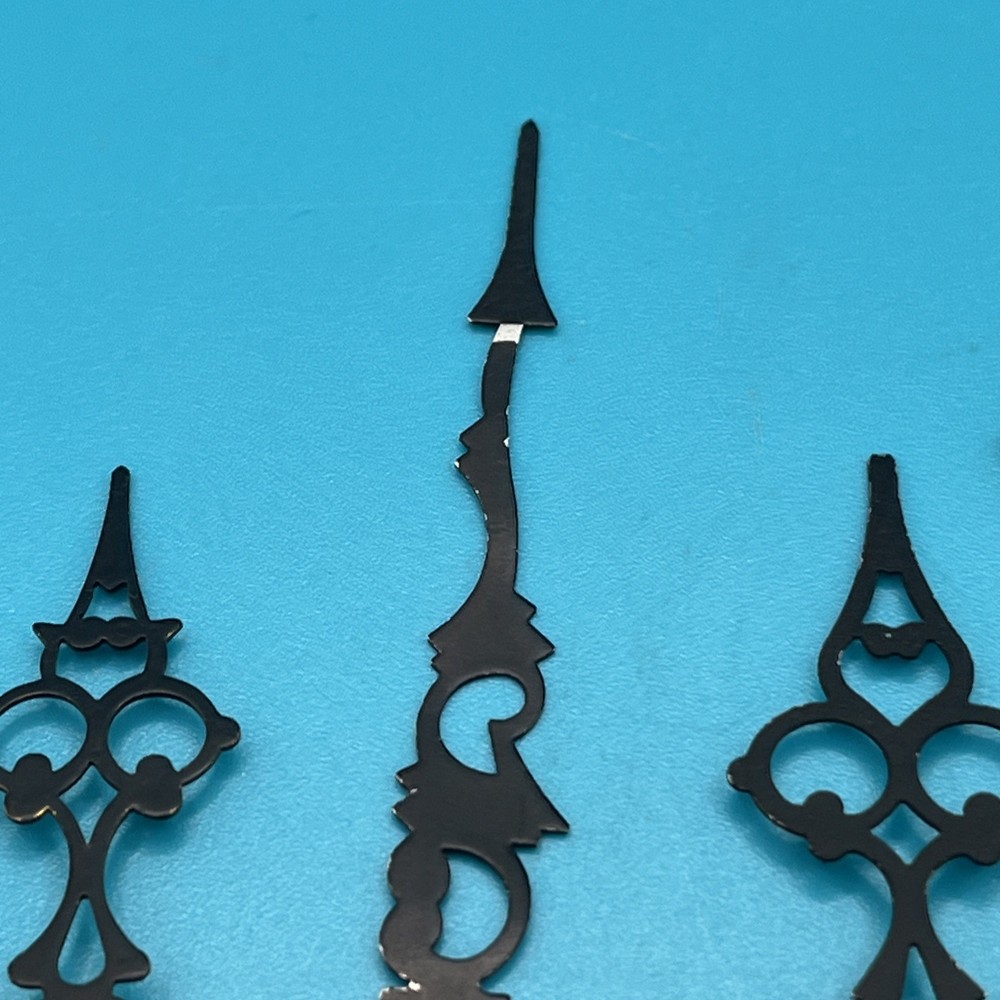 13 mixed bundle Black Brass Metal Clock Hands (448)