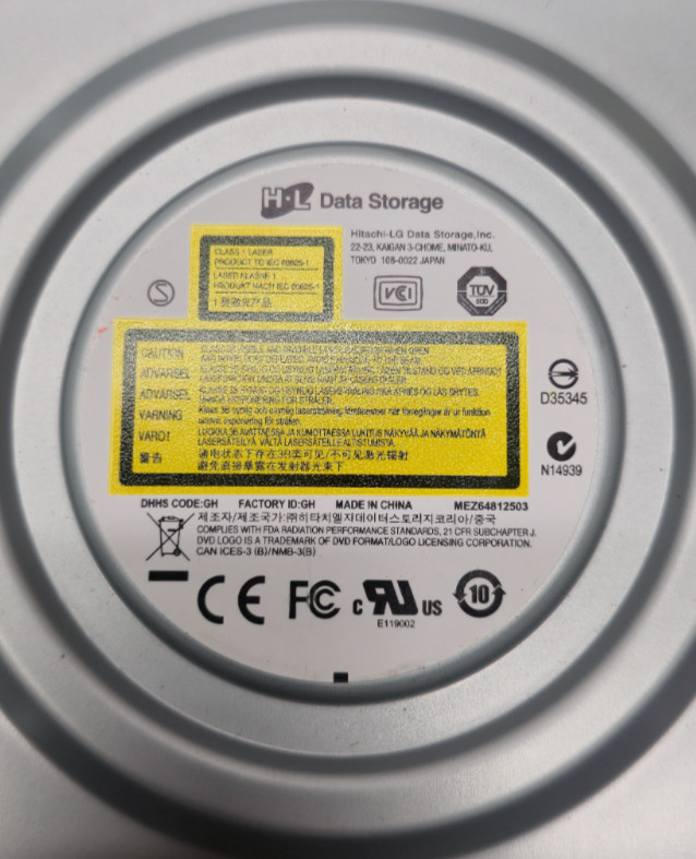 Dell HL Data Storage DH50N SATA DVD-ROM Optical Drive