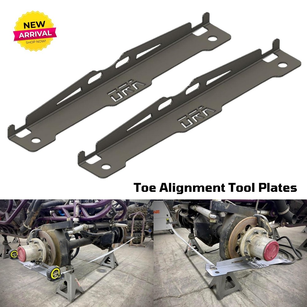 2Pc Toe Alignment Tool Plates Adjust for Trailer Jeep Front/Rear End Tire Wheel