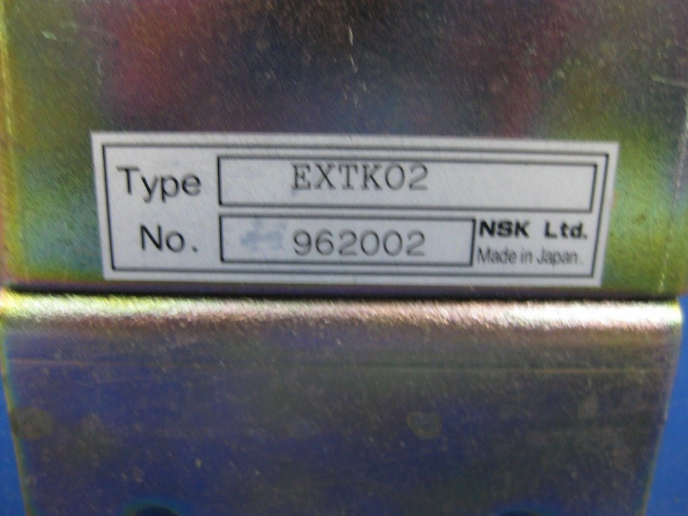 NSK Ltd. Resistor Assembly Type EXTK02, No. 962002