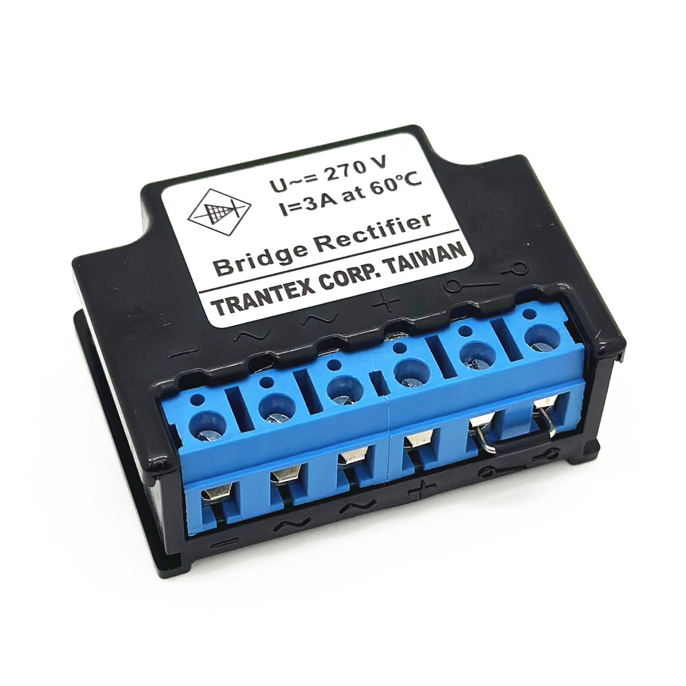 TRANTEX U~=270V I=3A at 60℃ bridge Rectifier module
