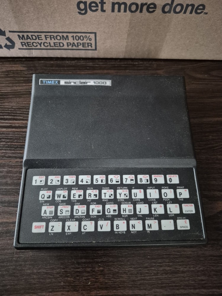 Timex Sinclair 1000 Vintage Personal Computer w/ Box (UNTESTED)