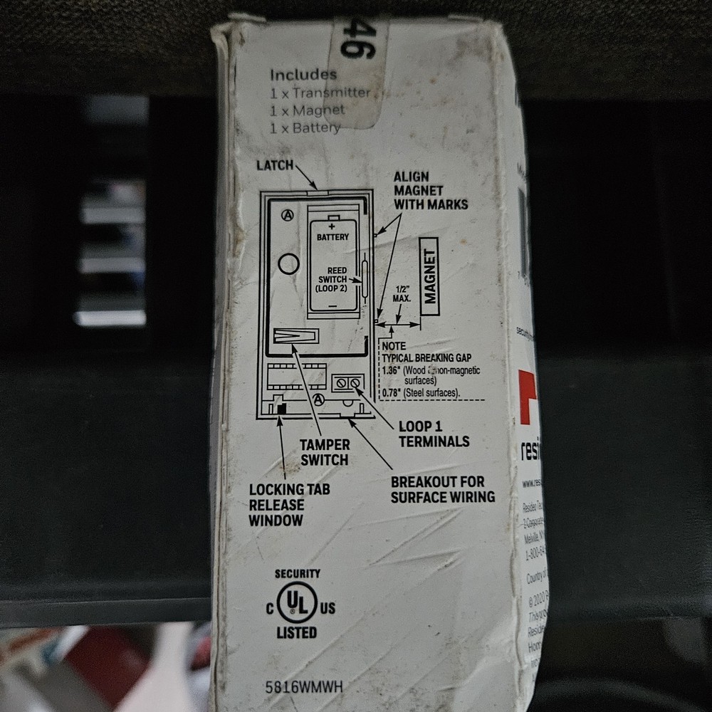 Honeywell 5816WMWH Door/Window Transmitter - White
