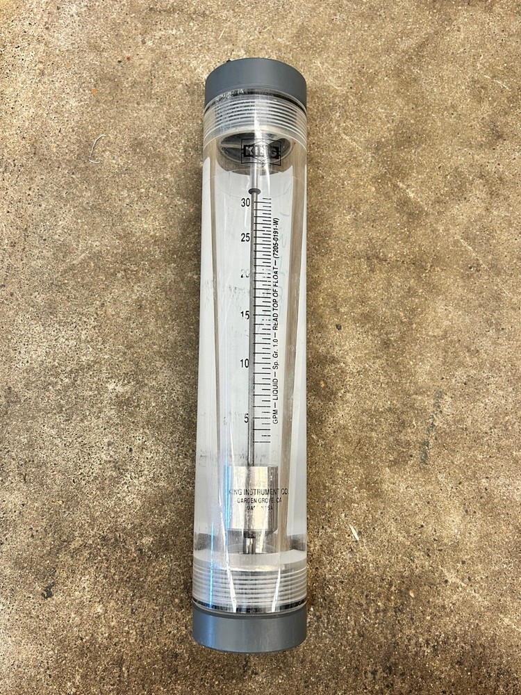 King Instrument MC9746K33 Flow Meter 30 GPM