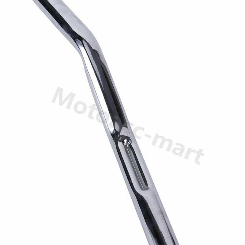 For Harley Motorcycle 1" Dimpled 3" Low Rise Tracker Drag Bars Handlebars Custom