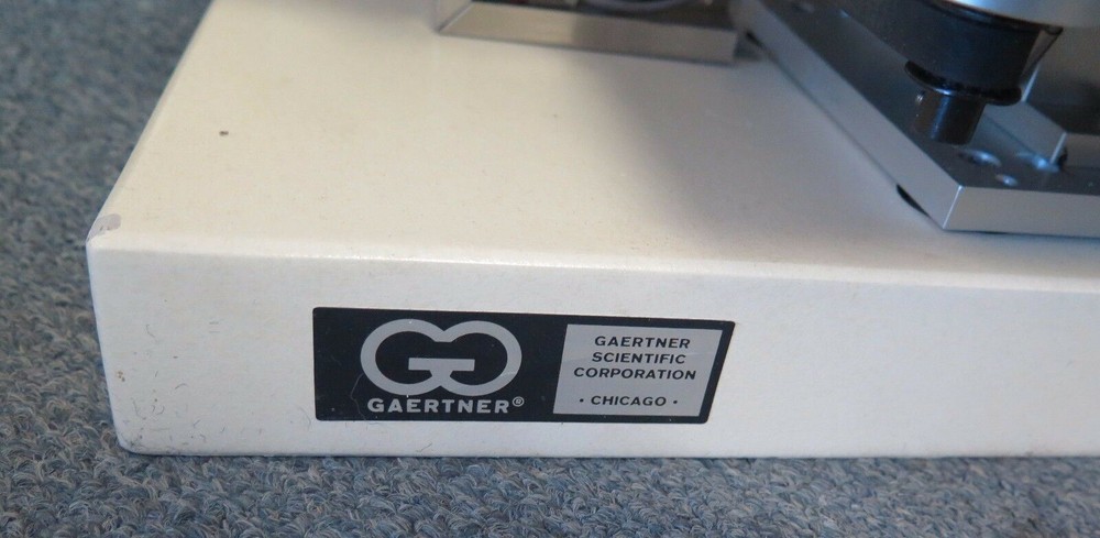 GAERTNER SCIENTIFIC ELLIPSOMETER Model L115 C