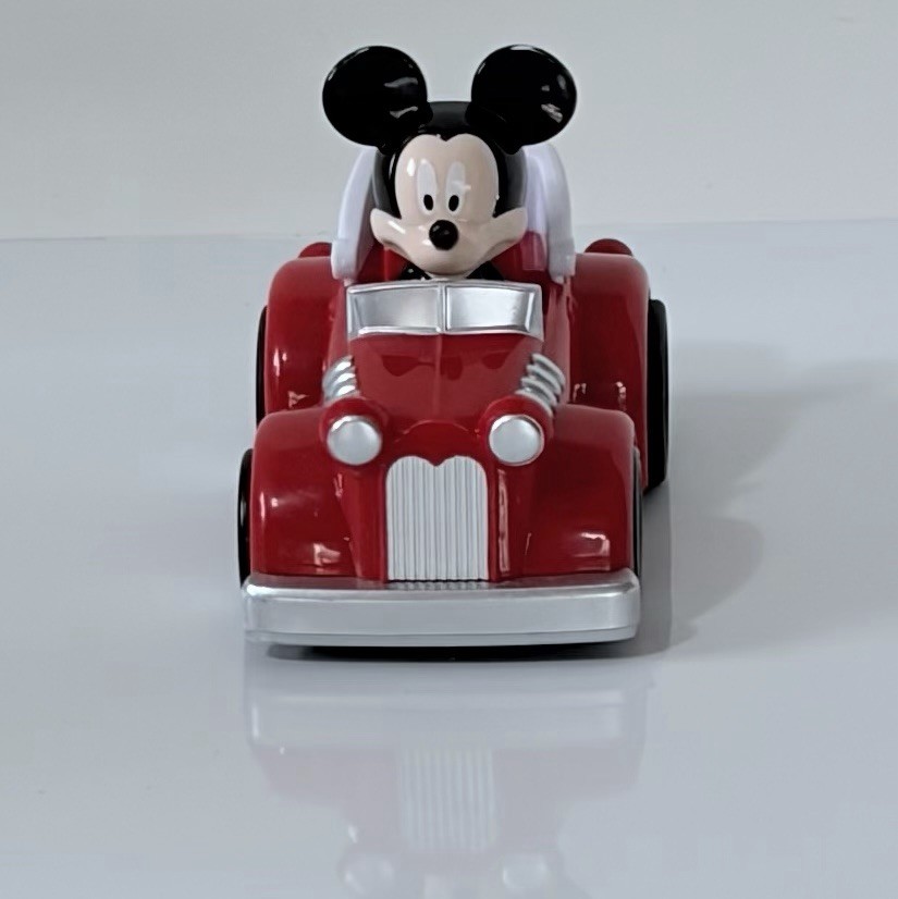 Disney Junior Mickey Mouse & Friends Pull Back N Go Car, Mickey Mouse, Red