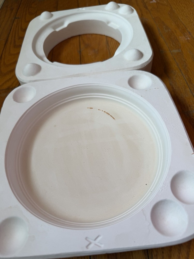 Vintage Atlantic Ceramic Slip Casting Mold Round Base A91