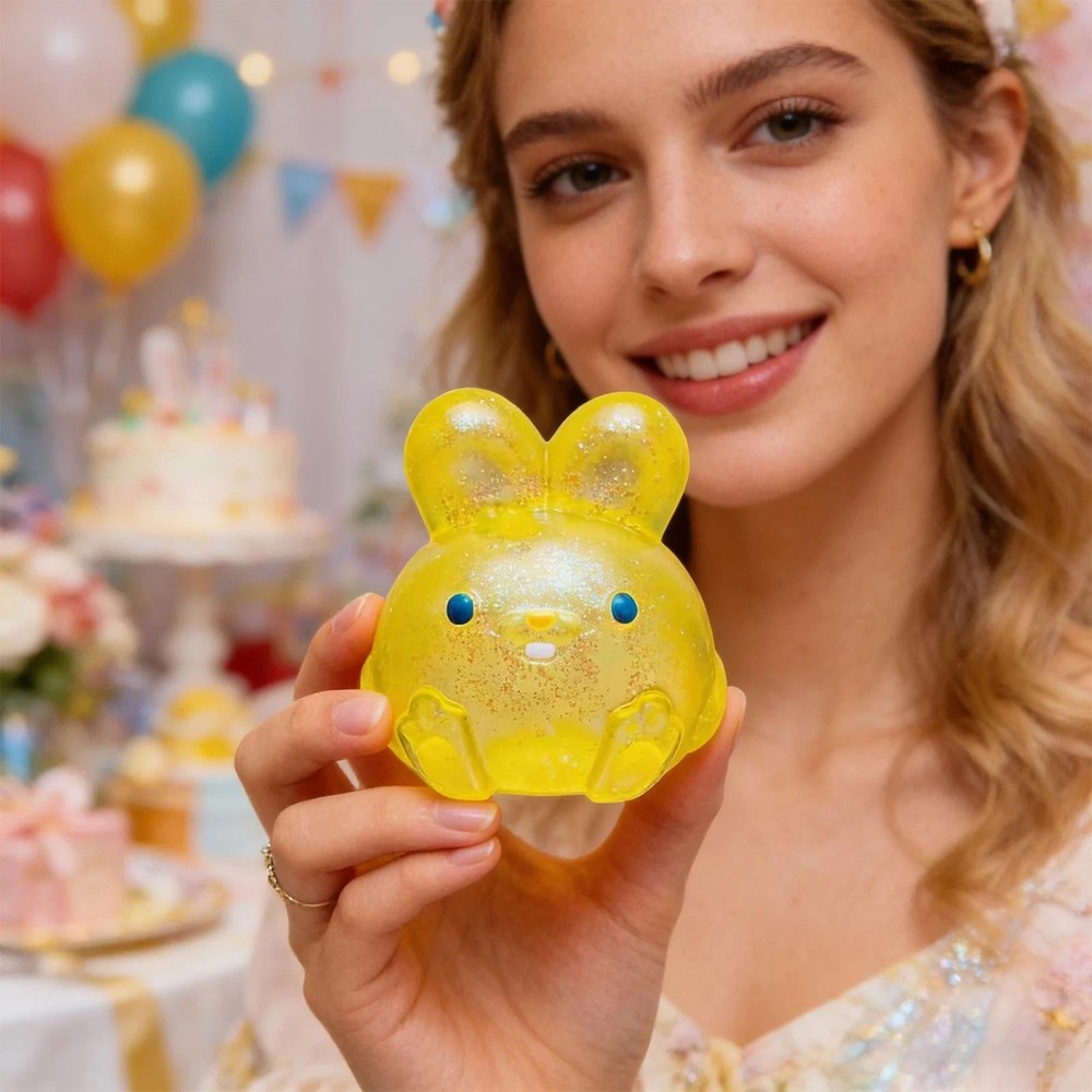 Jelly Hops Scented Super Solid Squish Bunny Random