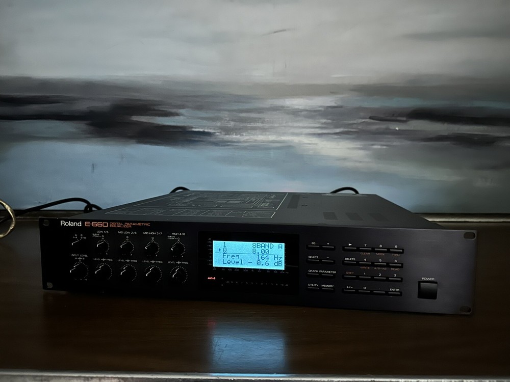 DEFECTIVE Roland E660 Digital Parametric Equalizer Eq Vintage Rack G3D