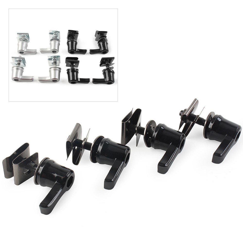 Saddlebag Lock Mounting Bolt Kit for Harley Touring 1993 Onwards Chrome