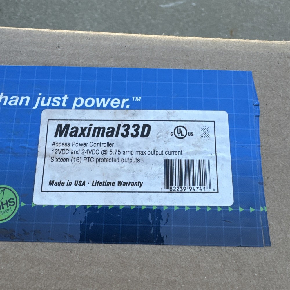 Altronix MAXIMAL33D MAXIMAL33D Access Power Module Control Panel Controller