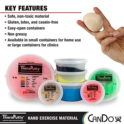 Cando Theraputty Plus 2 Oz Black Professional Hand Exercise Material