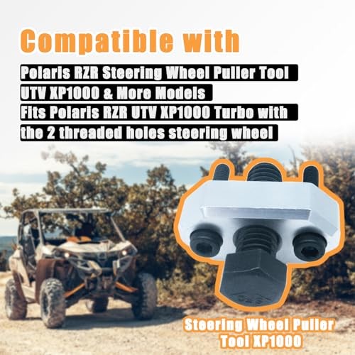 Steering Wheel Puller Tool for Polaris RZR XP1000 Turbo & UTV Models - Heavy