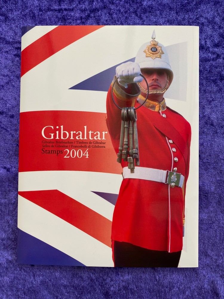 Gibraltar 2004 year stamp mini sheet year book