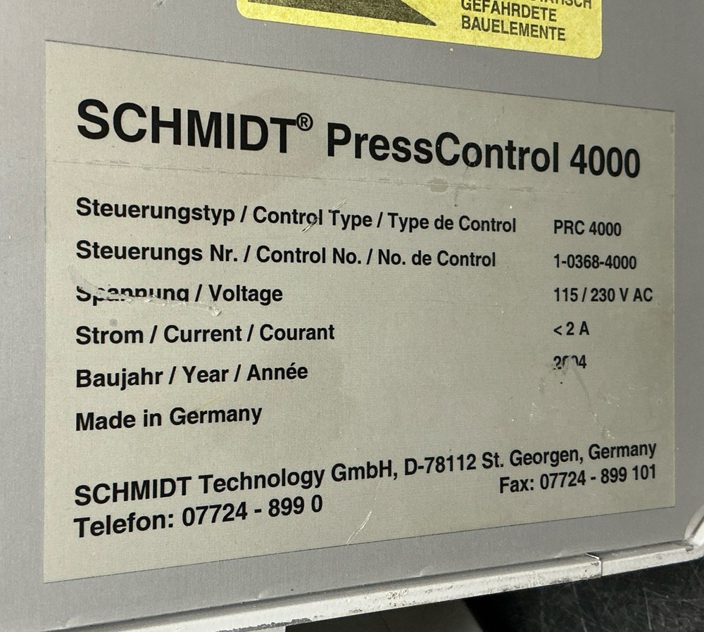Schmidt PressControl 4000