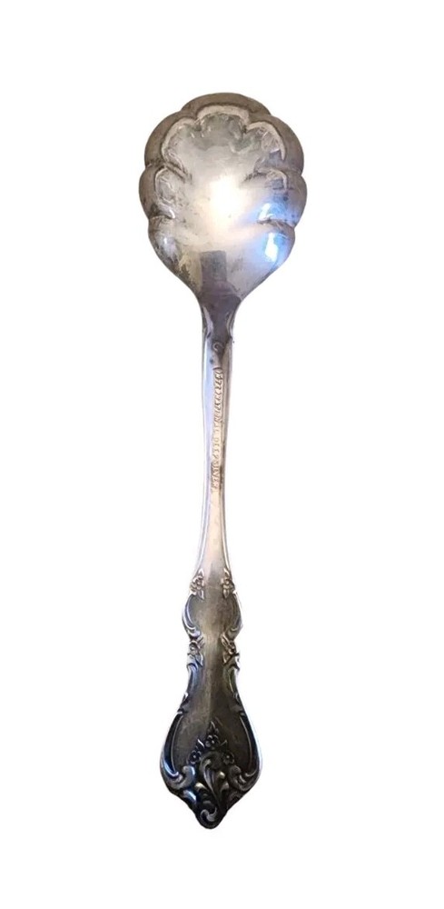 International Deep Silver Orleans Sugar Spoon 5 1/2"