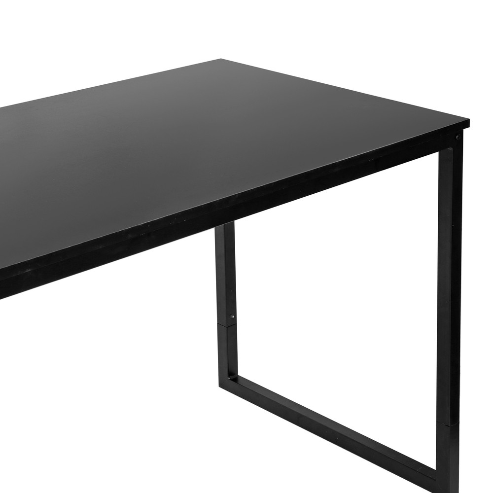 Computer Desk 55" Large Laptop PC Study Writing Table Simple Office Desk Black