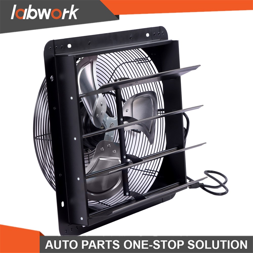 Labwork 16" Wall Mounted Shutter Exhaust Fan Automatic Shutter W/ Variable Speed