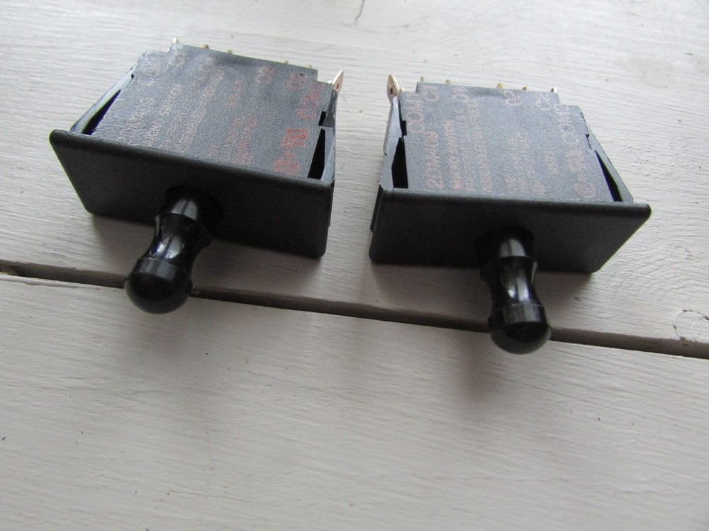 2 NOS Honeywell MicroSwitch 2DM409 Push Pull Switch Plunger Actuator 10A 250VAC