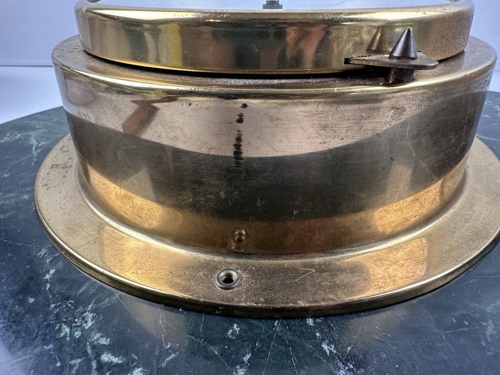 STOCKBURGER COMPENSATED PRECISION BRASS BAROMETER MADE IN GERMANY - UNTESTED