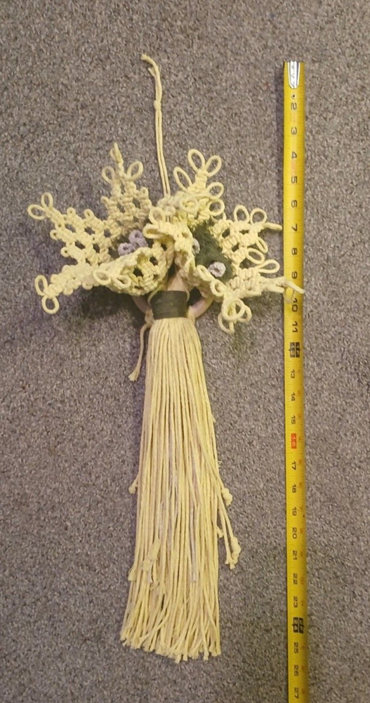 Macrame Yellow Flowers