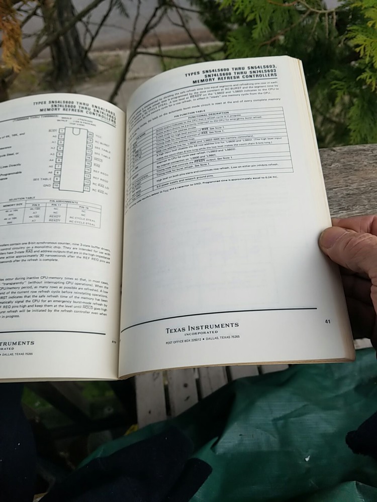 3 VINTAGE TEXAS INSTRUMENTS BOOKS MEMORY INTERFACE DATA LOW POWER SCHOTTKY