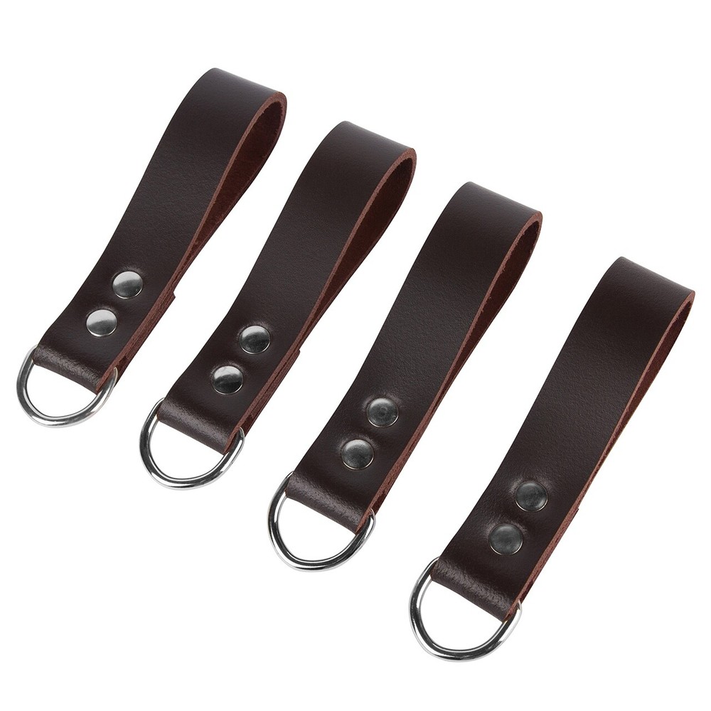 Leather Tool Belt Accessories (Heavy Duty Suspender Loop Attachment 4-Pack)