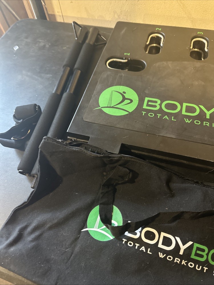 Body Boss Total Workout Gym System Board, Bands, Bar, Handles