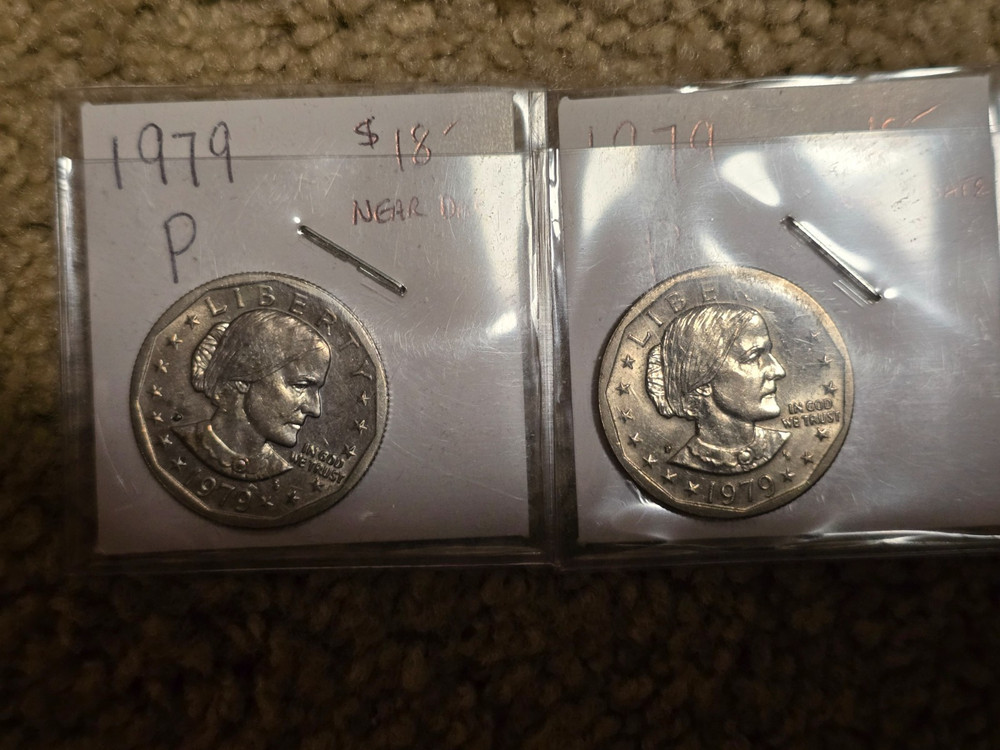 1979-1981 Susan B Anthony $1. 35 coins. Read description