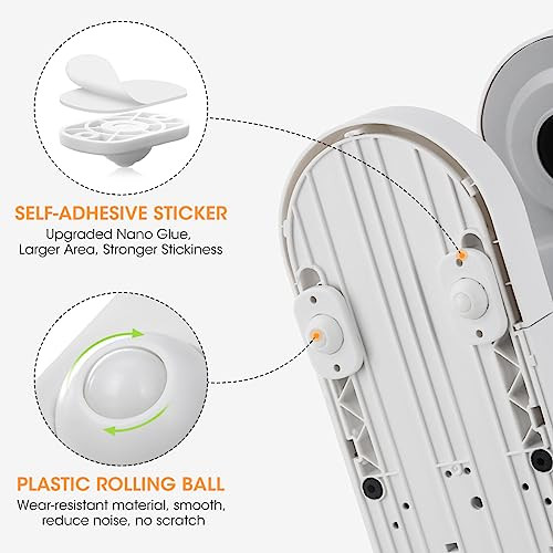 Self Adhesive Caster Wheels, 8 Pack Appliance Rollers 1 Plastic Ball Bearing