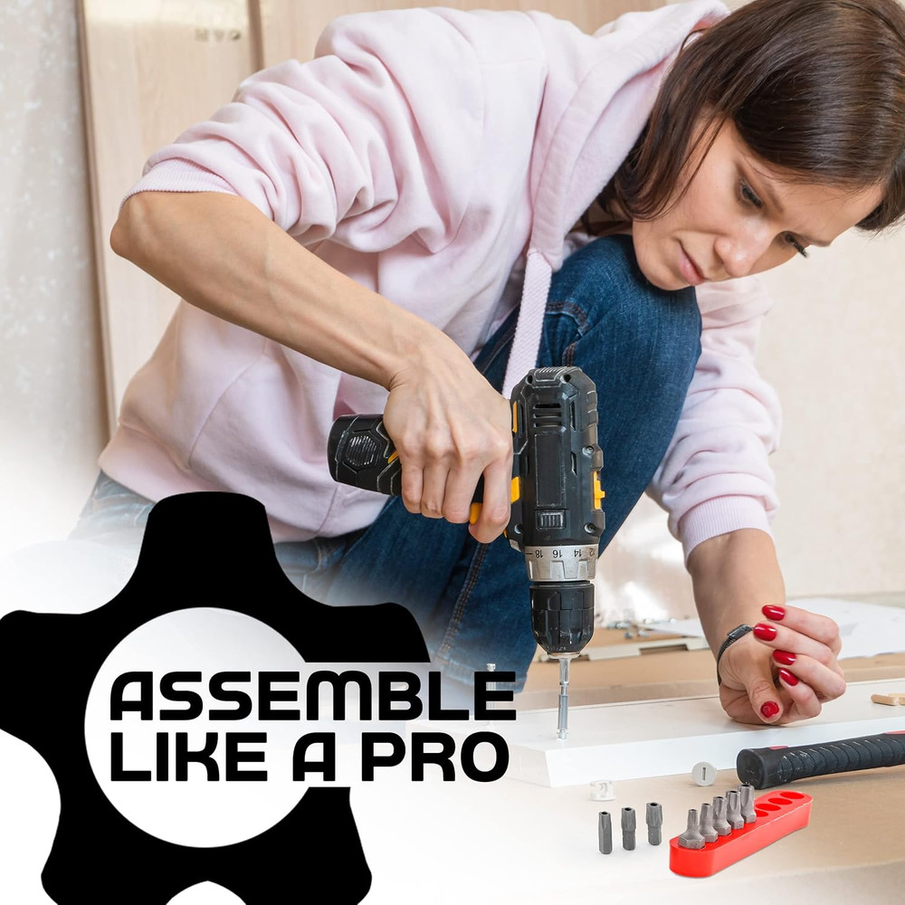 Torx plus 5-Point Tamper-Proof Security Bits - 12Pc Torx Star 5 Point Security T