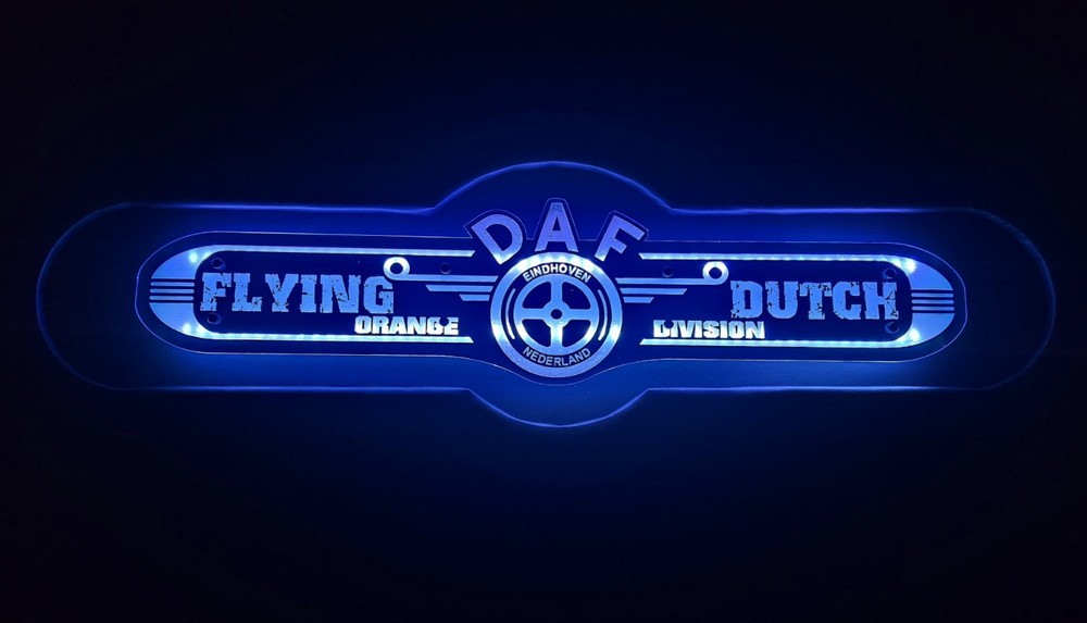 LED Light board with mirror DAF