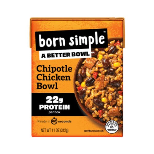 Born Simple Mexican Style Chicken Rice Bowl 4 Pack