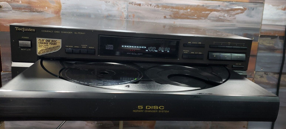 Technics SL-PD647 5 Disc CD Changer Player MASH *FULLY SERVICED *