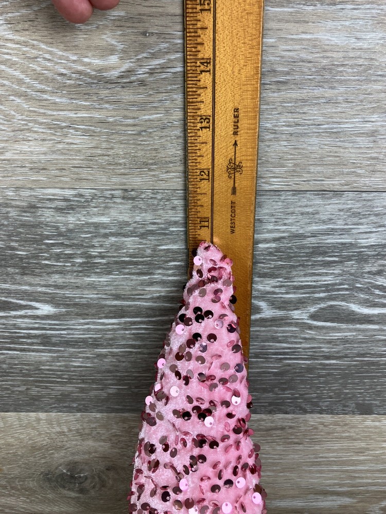 Gnome Pink Sequin Lighted Figure Night Light Lamp