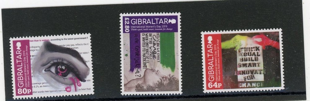 Gibraltar 2019  Scott# 1702-4 Mint LH