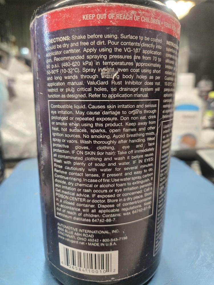 ValuGard VG-101 PF Rust Inhibitor- 31 Fl Oz Container