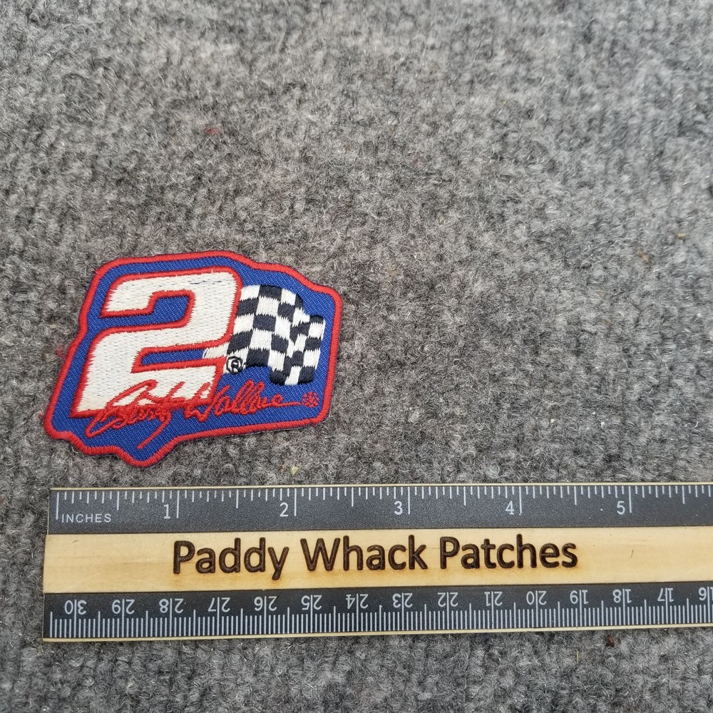 Rusty Wallace NASCAR Patch Number 2 Checker Flag Racing AE4