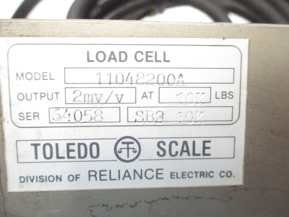 TOLEDO SCALE 11048200A LOAD CELL UNMP