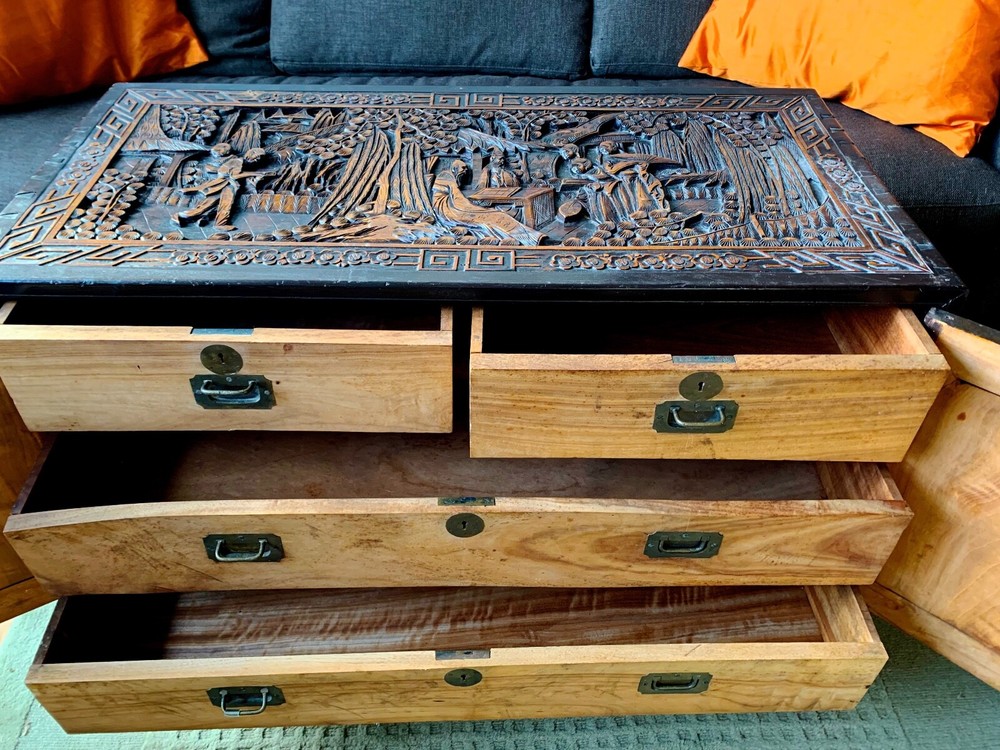 Antique Chinese Camphor Trunk