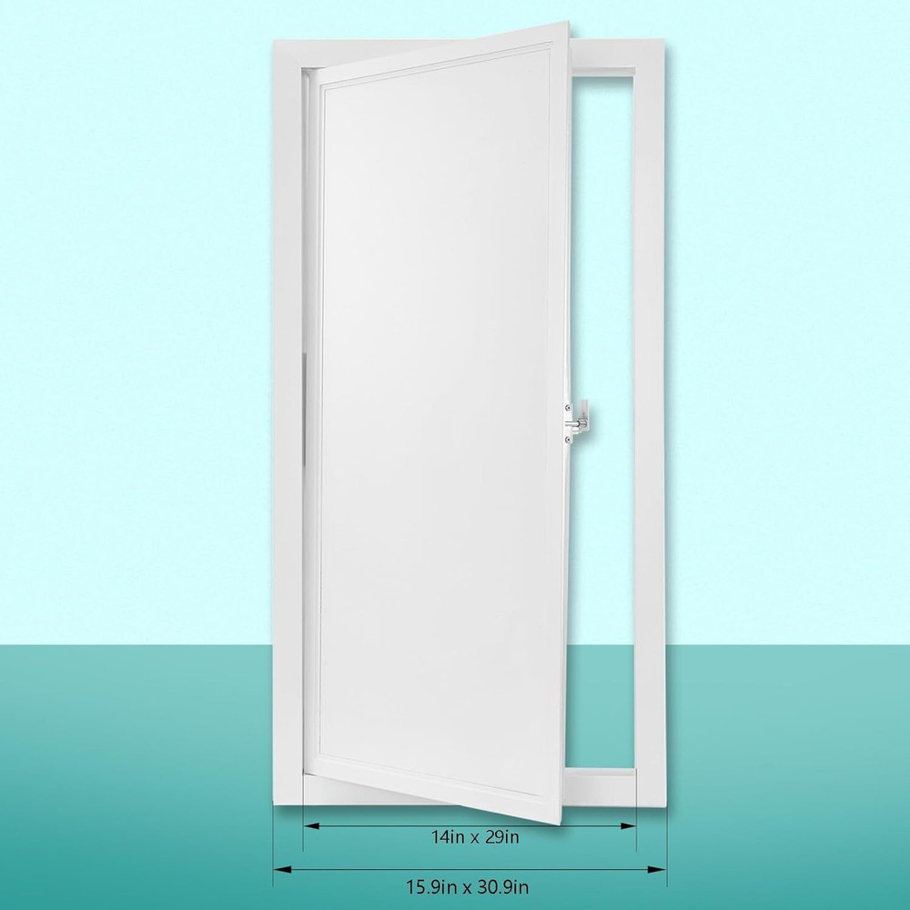 Thicken 1Mm Metal Access Panel 14 X 29, Access Panel with Screwdriver Latch