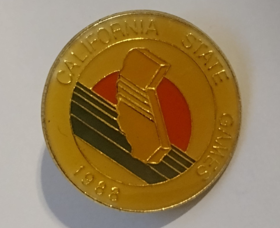 California State Games 1988 Lapel Pin